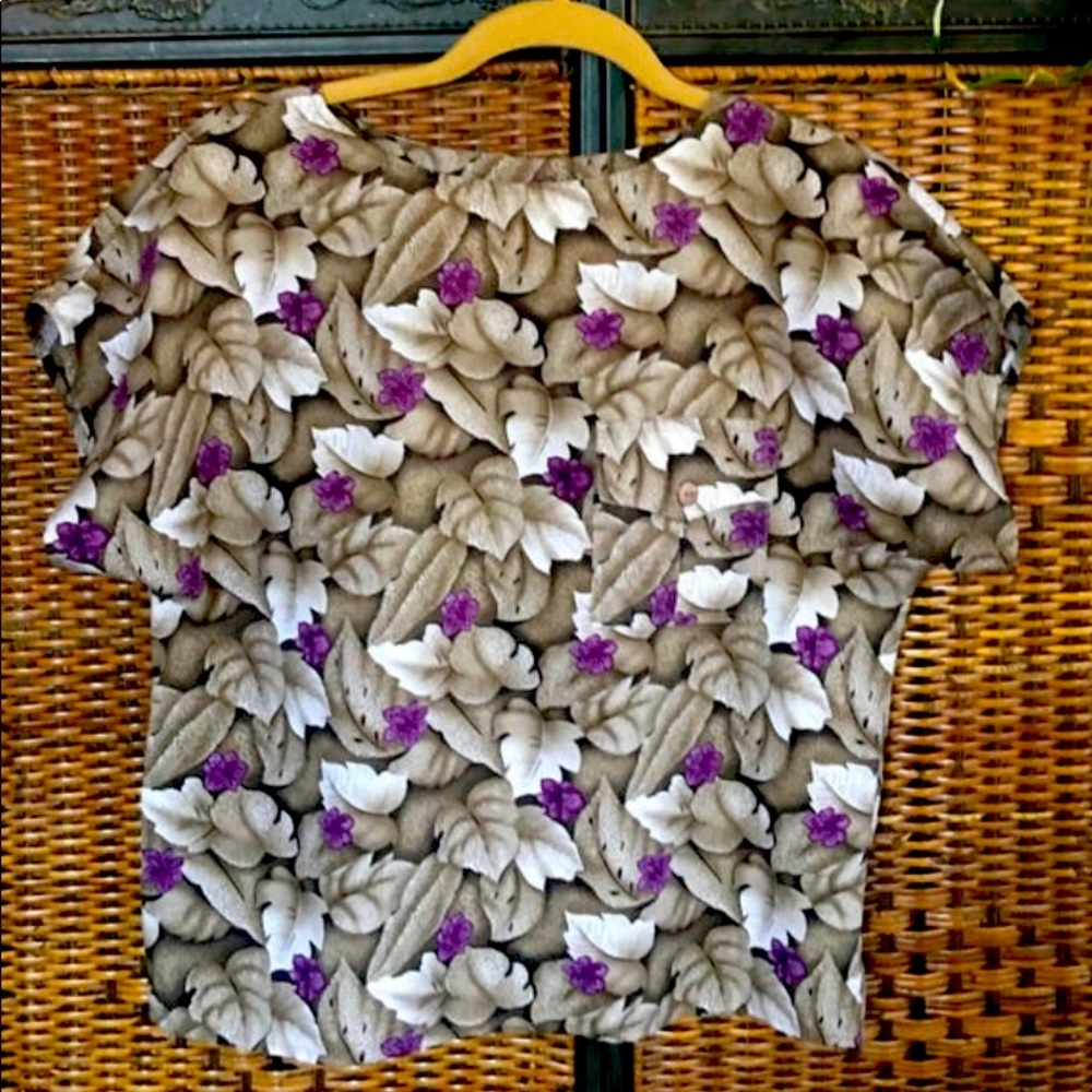 Floral Leaf Blouse
